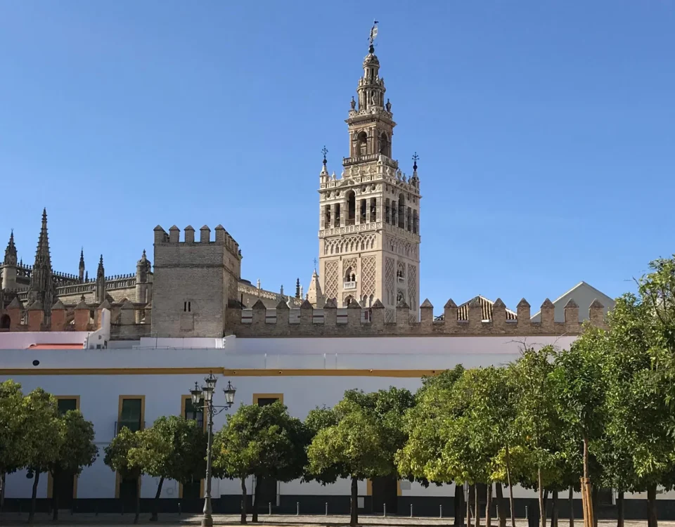 patio de banderas alcazar of seville